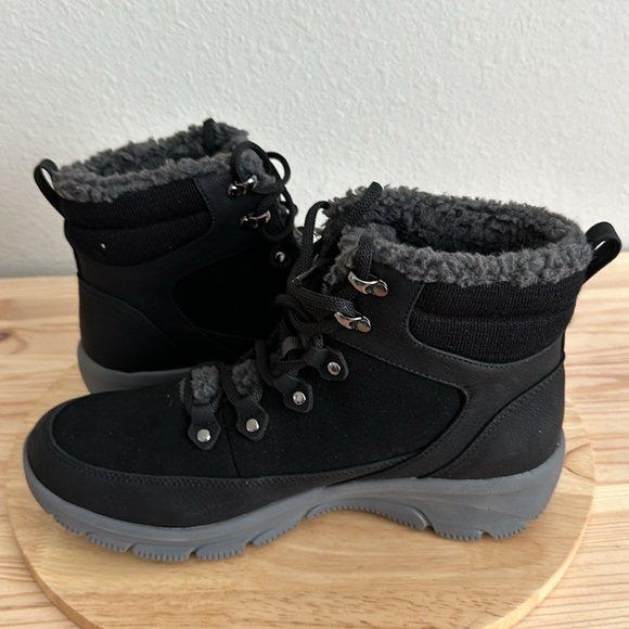 Martha Stewart x Skechers Suede Lace-Up Boots - Easy Going - Picture 4 of 8
